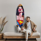 Supergirl Glass Wall Art