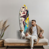 Marilyn Monroe Glass Wall Art