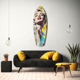 Marilyn Monroe Glass Wall Art