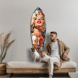 Marilyn Monroe The Shiniest Star Glass Wall Art