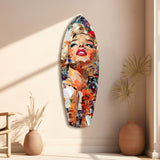 Marilyn Monroe The Shiniest Star Glass Wall Art