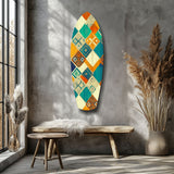 Abstract Art Glass Wall Art