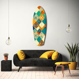 Abstract Art Glass Wall Art