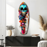 Street Soul Graffiti Skulls Glass Wall Art