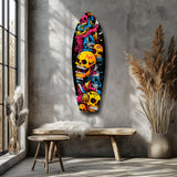 Street Soul Graffiti Skulls Glass Wall Art