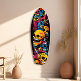 Street Soul Graffiti Skulls Glass Wall Art