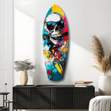 Street Soul Graffiti Skulls Glass Wall Art