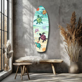 Caretta Caretta Glass Wall Art