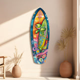 Surfer Caretta Glass Wall Art