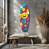 Smiley Glass Wall Art