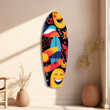 Summer Vibe Glass Wall Art