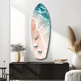 Seashore Glass Wall Art