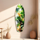 Tropical Forest Glass Wall Art