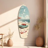 Timeless by the Sea V2 Glass Wall Art