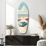 Timeless by the Sea V3 Glass Wall Art