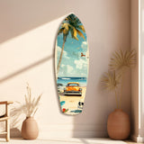 Timeless by the Sea V4 Glass Wall Art