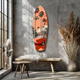 California Dreams Glass Wall Art