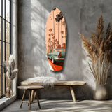 California Dreams V2 Glass Wall Art