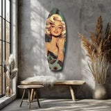 Marilyn Monroe V1 Glass Wall Art