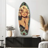 Marilyn Monroe V1 Glass Wall Art