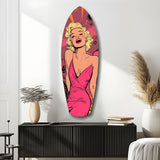 Marilyn Monroe V2 Glass Wall Art