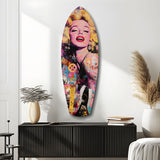Marilyn Monroe V3 Glass Wall Art