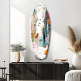 Utopic Seashore Glass Wall Art