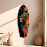 Lion Pride V5 Glass Wall Art