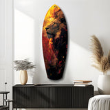 Lion Pride V6 Glass Wall Art