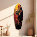 Lion Pride V6 Glass Wall Art