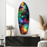 Kinetic Cosmos Glass Wall Art