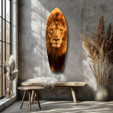 Mr Lion Glass Wall Art