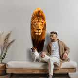 Mr Lion Glass Wall Art