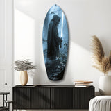 Light Saber Glass Wall Art