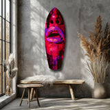 Colorful Lips V5 Glass Wall Art