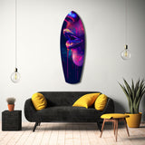 Colorful Lips V8 Glass Wall Art
