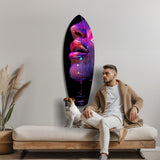 Colorful Lips V9 Glass Wall Art