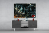 Joker Glass Wall Art.