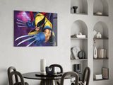 Wolverine Glass Wall Art.