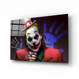 Joker Glass Wall Art.