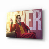 Joker Glass Wall Art.