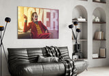 Joker Glass Wall Art.