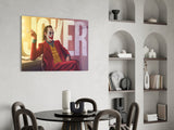 Joker Glass Wall Art.