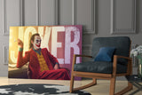 Joker Glass Wall Art.