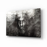Glasbild Black And White Basketball Legend - 72x46 cm
