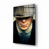 Sharp-Suited 1920s Gangster Portrait Cuadro de cristal - 72x46 cm