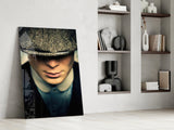 Peaky Blinders-Thomas Shelby Glass Wall Art.