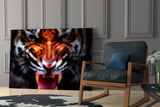 Anger of a Tiger Glass Wall Art.