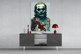 Joker Glass Wall Art.