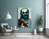 Joker Glass Wall Art.
